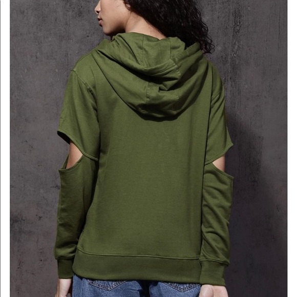 Olive green sweatshirt - Picture 2 of 4